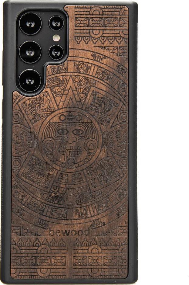 BeWood Drewniane Etui Samsung Galaxy S22 Ultra KALENDARZ AZTECKI ZIRICOTE