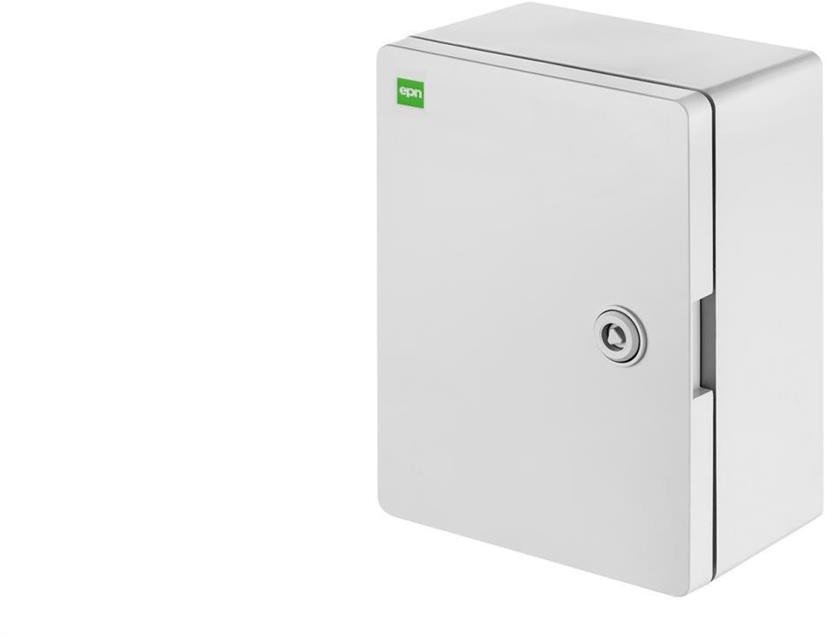 Industrial SR4 obudowa z tworzywa ABS 210x280x130 z płytą metalową IP65 szary 2760-00