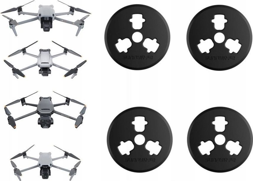 4x Osłona Pokrywka Zaślepka Zabezpieczenie do Silników DJI Air 3S / 3 / MAVIC 3 / MD912