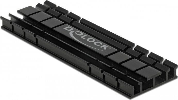 Delock DELOCK Kühlkörper flach 70mm für M.2 Modul schwarz