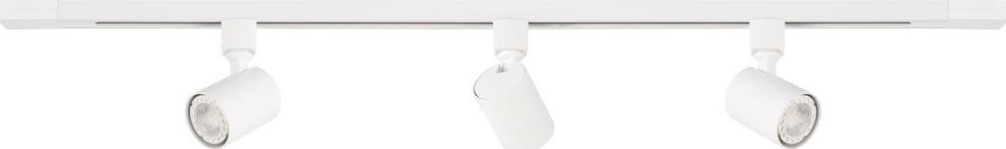Italux Italux Lumsi TRL-2071-3T-10-WH reflektory z szynoprzewodem 3x25W GU10 biały piaskowany