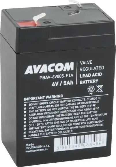 Avacom AVACOM baterie 6V 5Ah F1 (PBAV-6V005-F1A)