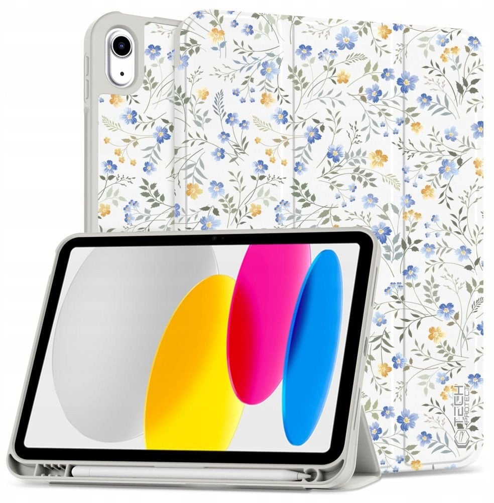 Etui Tech-Protect SmartCase Pen Apple iPad 10.9" 2022 (10. generacji) / 11" 2025 (11. generacji) Spring Flowers