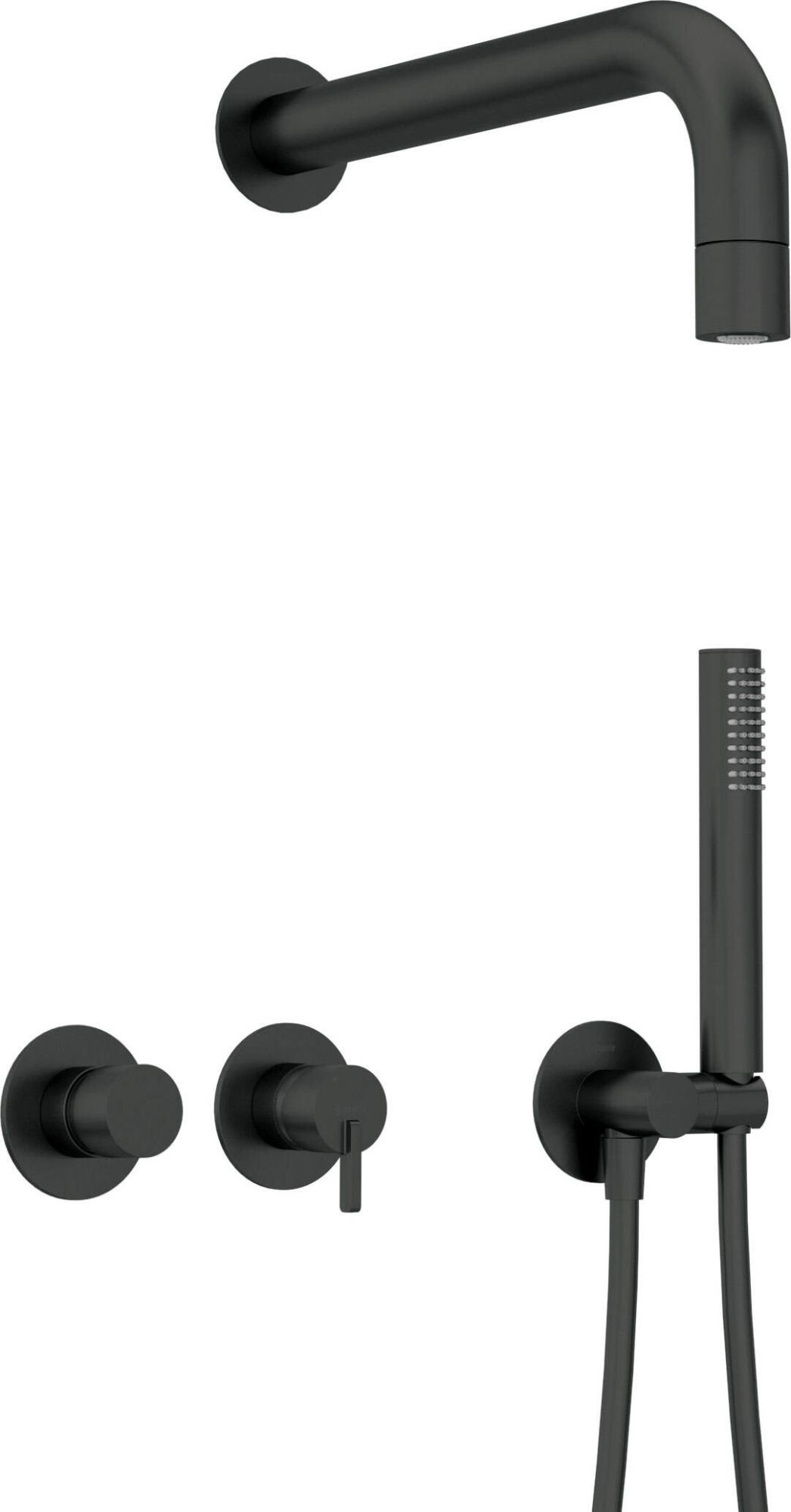 Zestaw prysznicowy Deante Deante Zestaw prysznicowy podtynkowy z główką prysznicową - z baterią poziomą