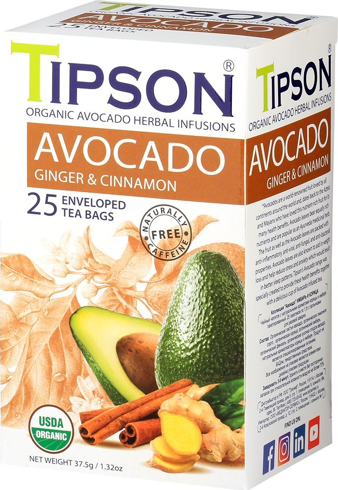 Tipson Herbata ziołowa AWOKADO IMBIR CYNAMON na ODPORNOŚĆ