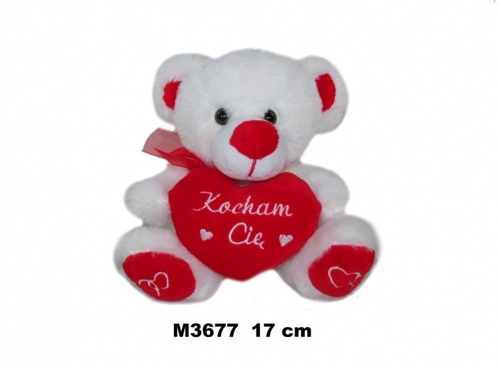 Maskotka Miś "Kocham Cię" 17cm
