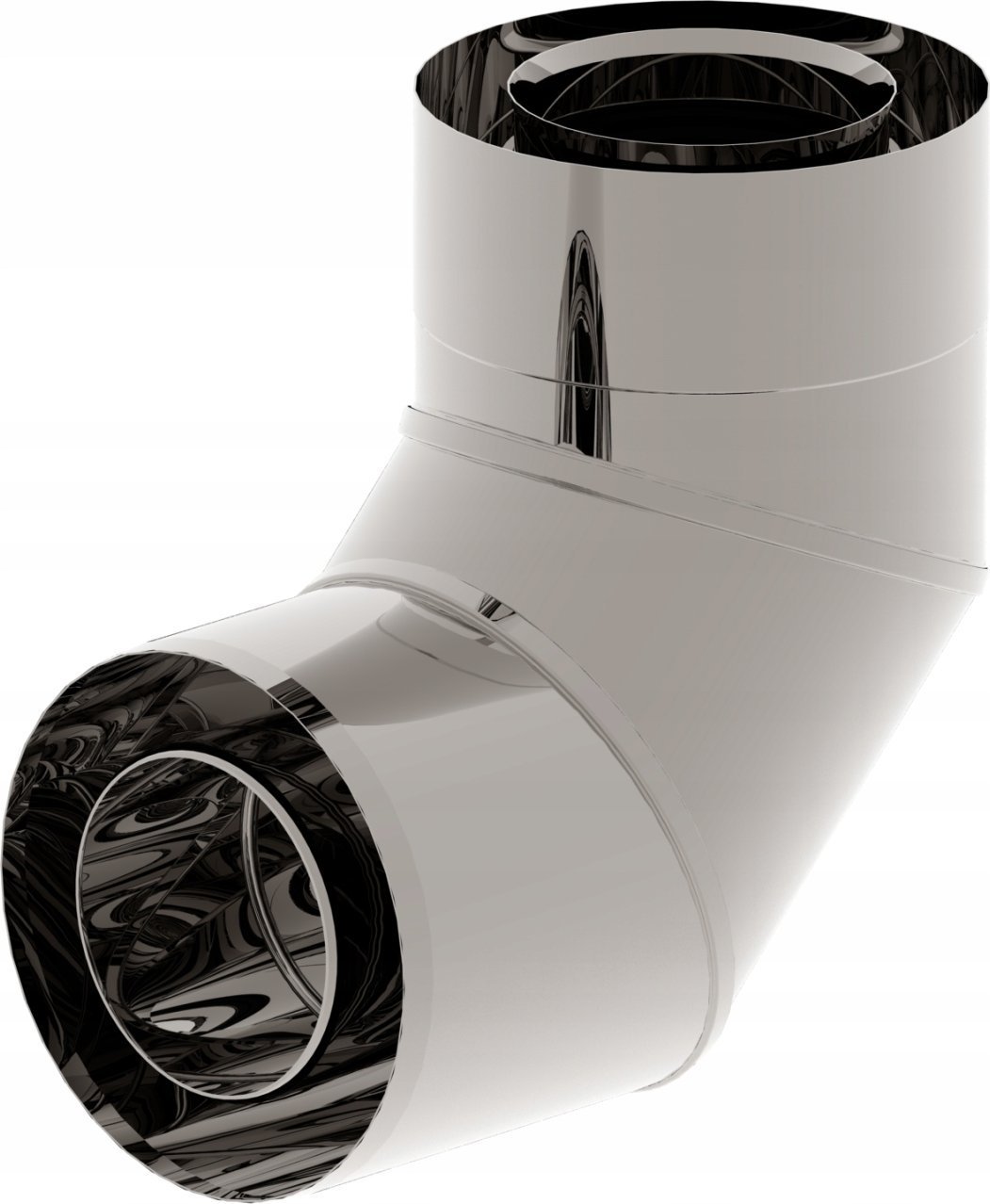 SpiroFlex 80/125 turbo kolano dwuścienne (n) 90 st.