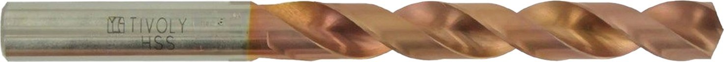 Tivoly Tivoly Metalo grąžtas FURIUS 12.5mm, Ti2CN FUSIO, HSS kampas "Split point" 135°