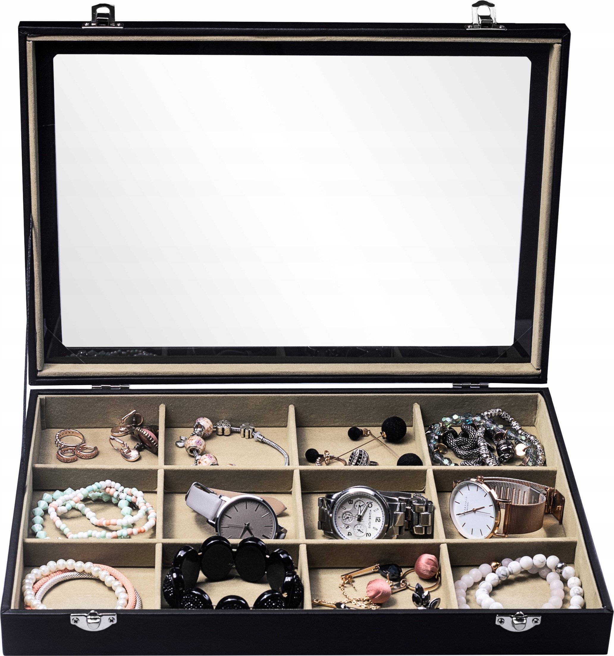 Korbi SZKATUŁKA PUDEŁKO ETUI ORGANIZER NA BIŻUTERIĘ E4