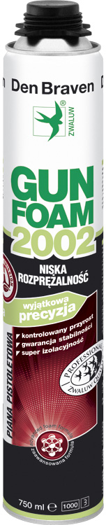 Den Braven Piana GUNFOAM-2002 pistoletowa 750ml