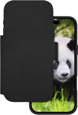 dbramante 1928 Lynge MS - skórzane etui do iPhone 17 Pro Max kompatybilne z MagSafe (black)