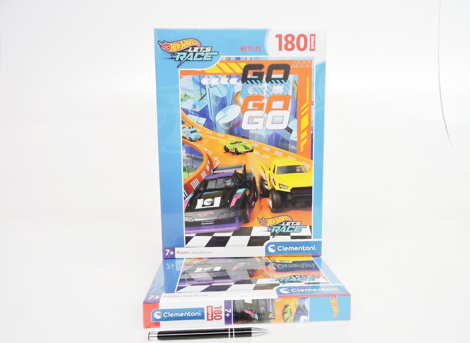 Clementoni Puzzle 180 elementów Super Kolor Hot Wheels