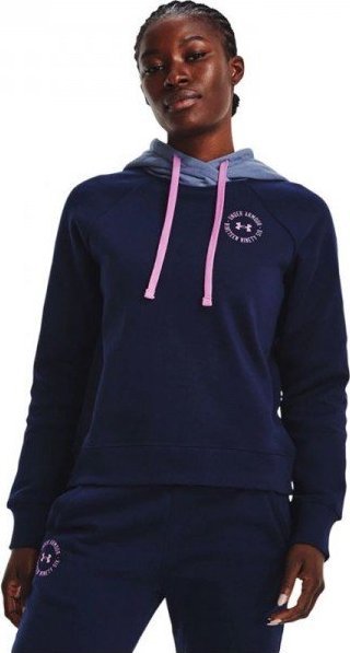 Under Armour Bluza Under Armour Rival Fleece CB Hoodie W 1373031 410, Rozmiar: S