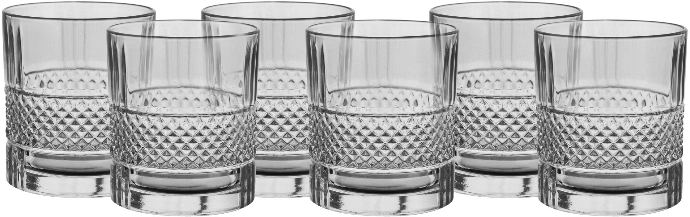 Kpl. 6 szklanek do whisky 340 ml Elegante Bohemia