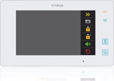 VIDOS Monitor Wideodomofonu VIDOS DUO M1021W-2
