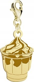 Radziszewska Jewellery Pozłacany Charms ICE CREAM DEDYKACJA GRATIS