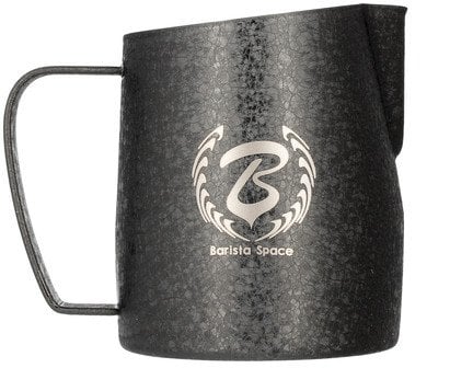 Barista Space Barista Space - Dzbanek do mleka Ice Grain Black 450 ml