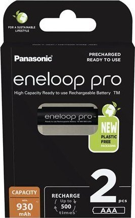 Panasonic Akumulator Eneloop AAA / R03 930mAh 2 szt.