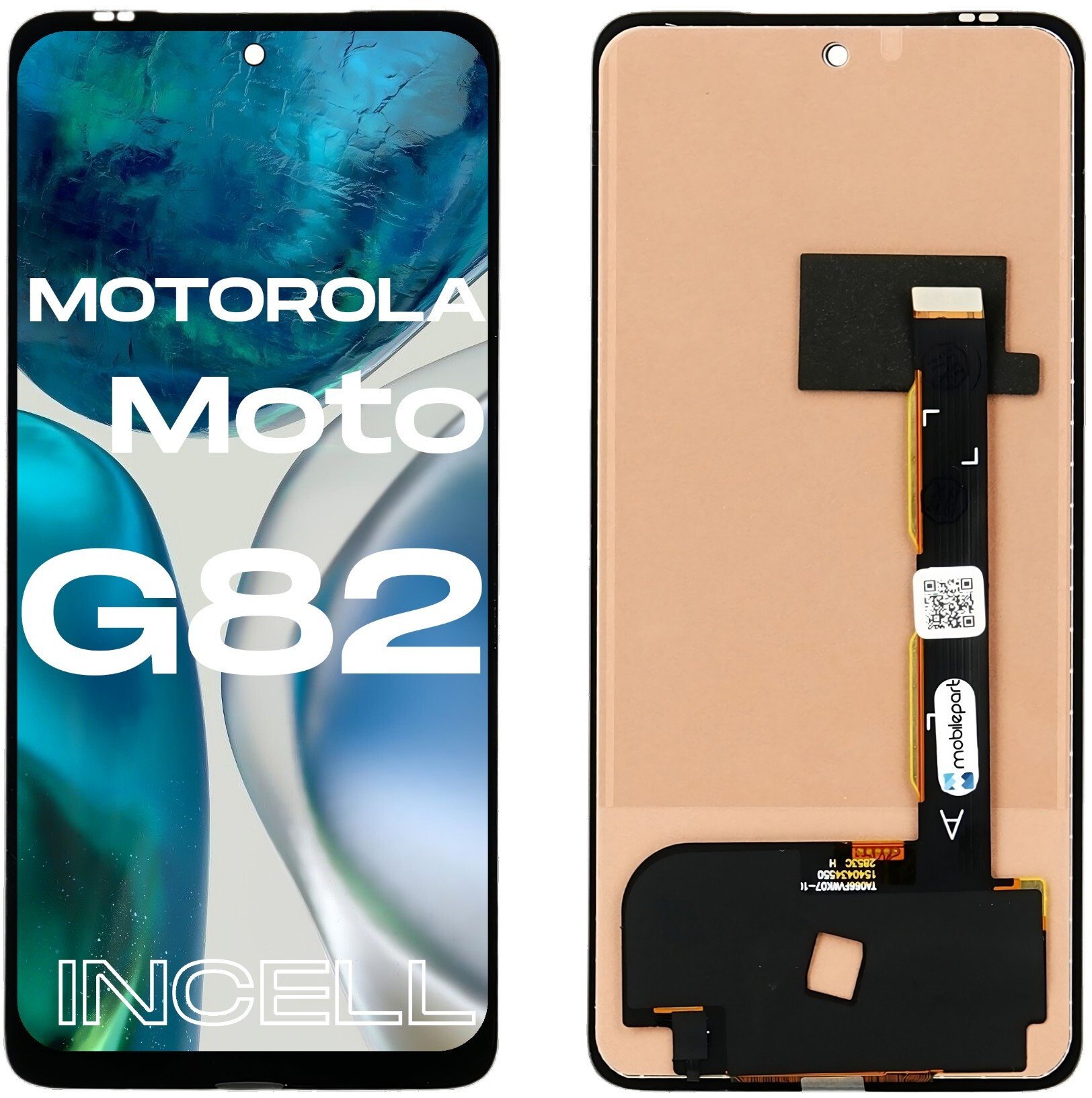 Wyświetlacz do Motorola Moto G82 LCD XT2225 Ekran Incell