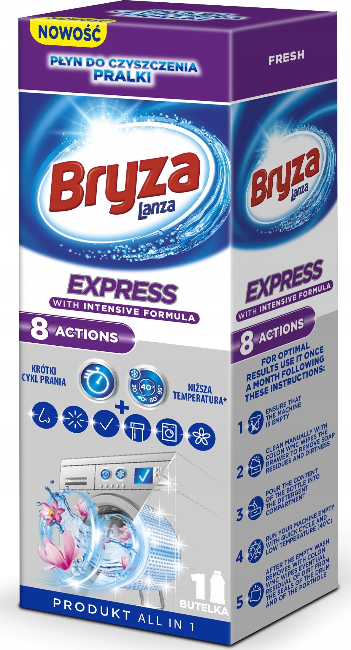 Osram Bryza EXPRESS płyn do czyszczenia pralki czyścik środek do pralek 250 ml