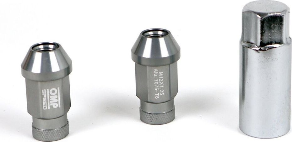 OMP Set Nakrętki OMP Antracyt 40 mm 20 uds M12 x 1,50