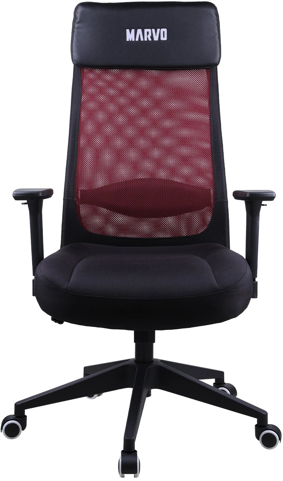 Marvo Krzes�o biurowe MAXIMUS, czarna, oddychaj�ce plecy