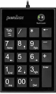 Perixx Perixx PERIPAD-202 U, USB numeric keypad, black