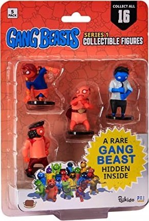 Gang Beasts Zestaw Figurek S1 5pak 6cm GB2040C