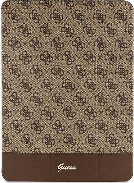 Etui na tablet Guess Etui GUFCP12PS4SGW Apple iPad Pro 12.9 2020/2021/2022 (4., 5. i 6. generacji) brązowy 4G Stripe Allover