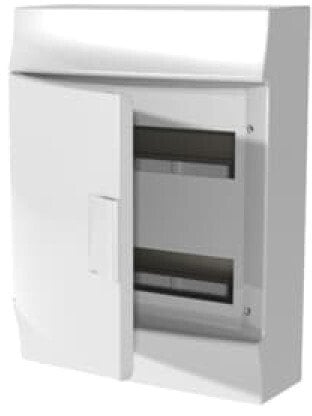 Rozdzielnica modułowa natynkowa Mistral41W 2x12 24M IP41 63A II klasa drzwi pełne N+PE śrubowe 41P12X31A 1SLM004102A3105