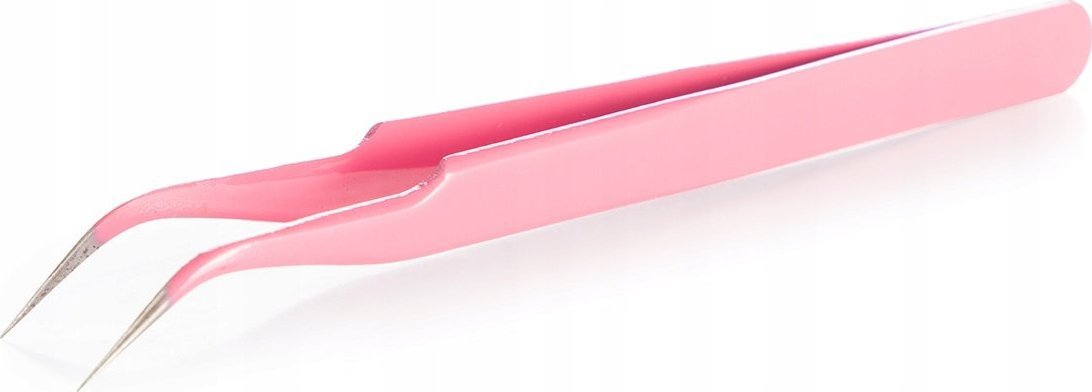 Cosmetics Zone Pęseta zakrzywiona VETUS - różowa