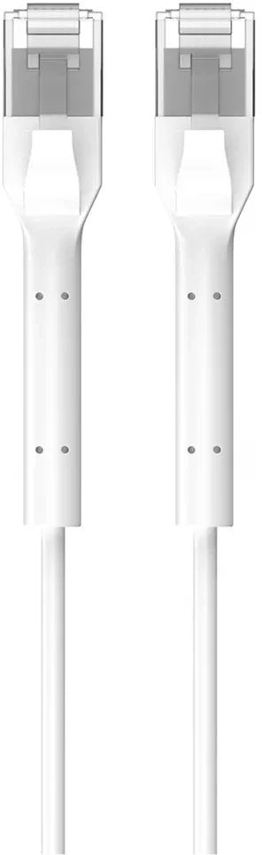 Extralink Kat.6 U/Ftp 2M 1Gbps Biały | Patchcord Lan | Miedź Kabel Sieciowy Skrętka, Łamana Końcówka