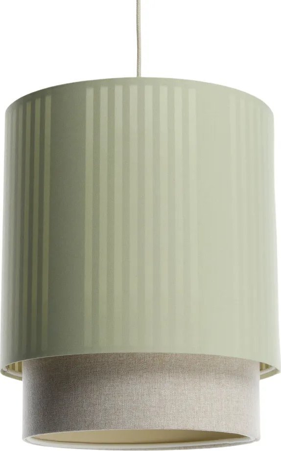 Lampa wisząca DUO LAMI LINE 30 zielona/beżowa BPS KONCEPT