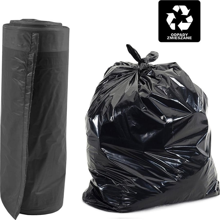 Bodex Worki na śmieci LDPE 120 L/10 sztuk czarne