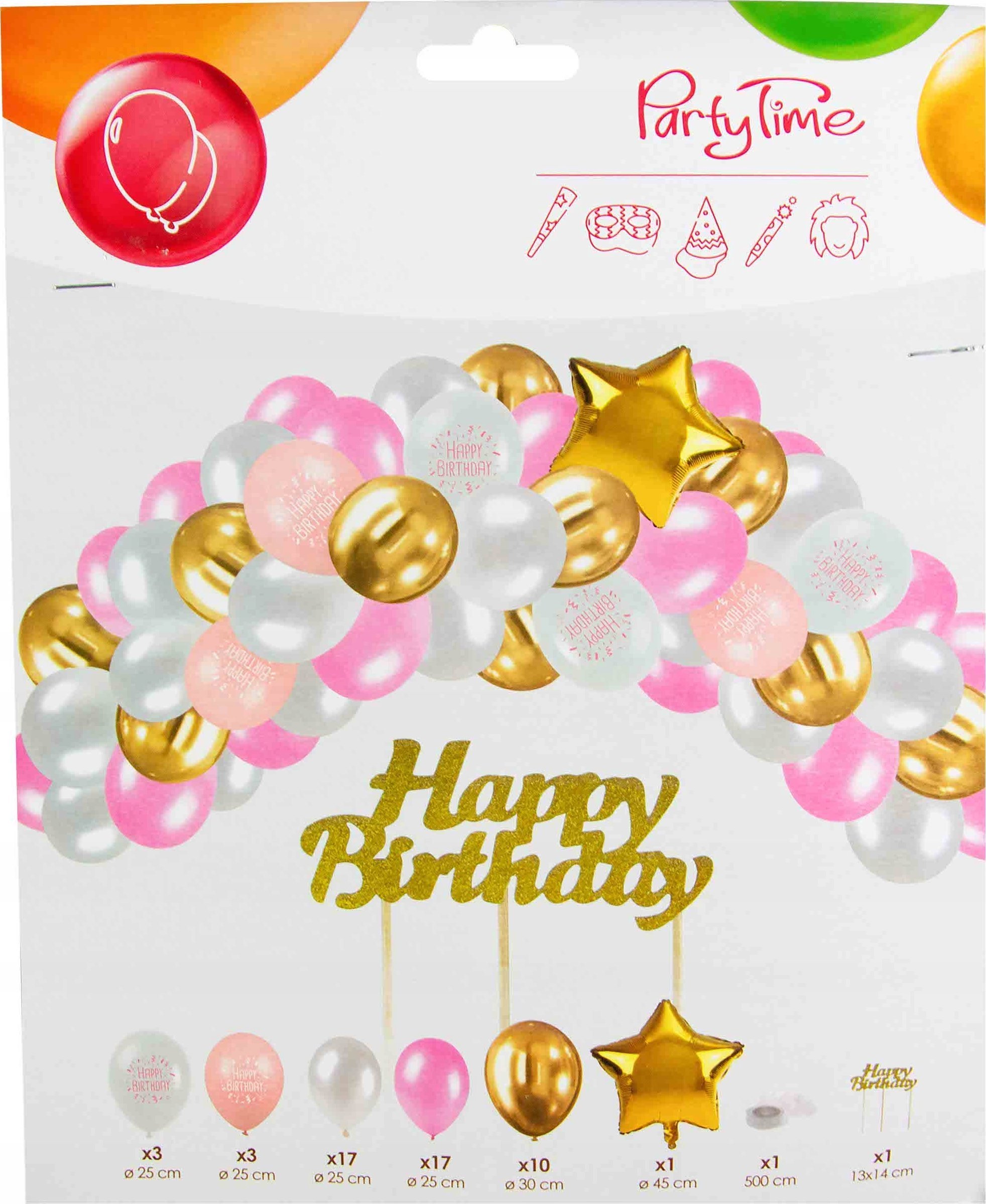 Zestaw urodzinowy LUX - 53 element