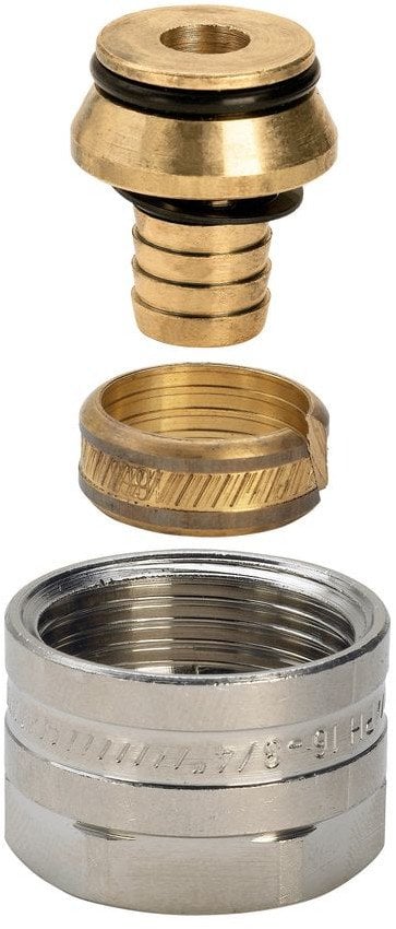 Dwuzłącze 3/4 x 12 Mosiadz / niklowany - matowyŁącznik do rur