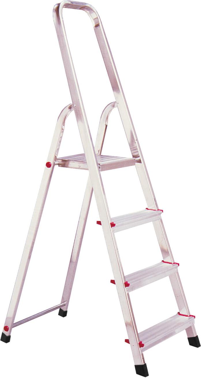 Krause Corda Drabina wolnostojąca jednostronna aluminiowa 4 stopniowa (000705)