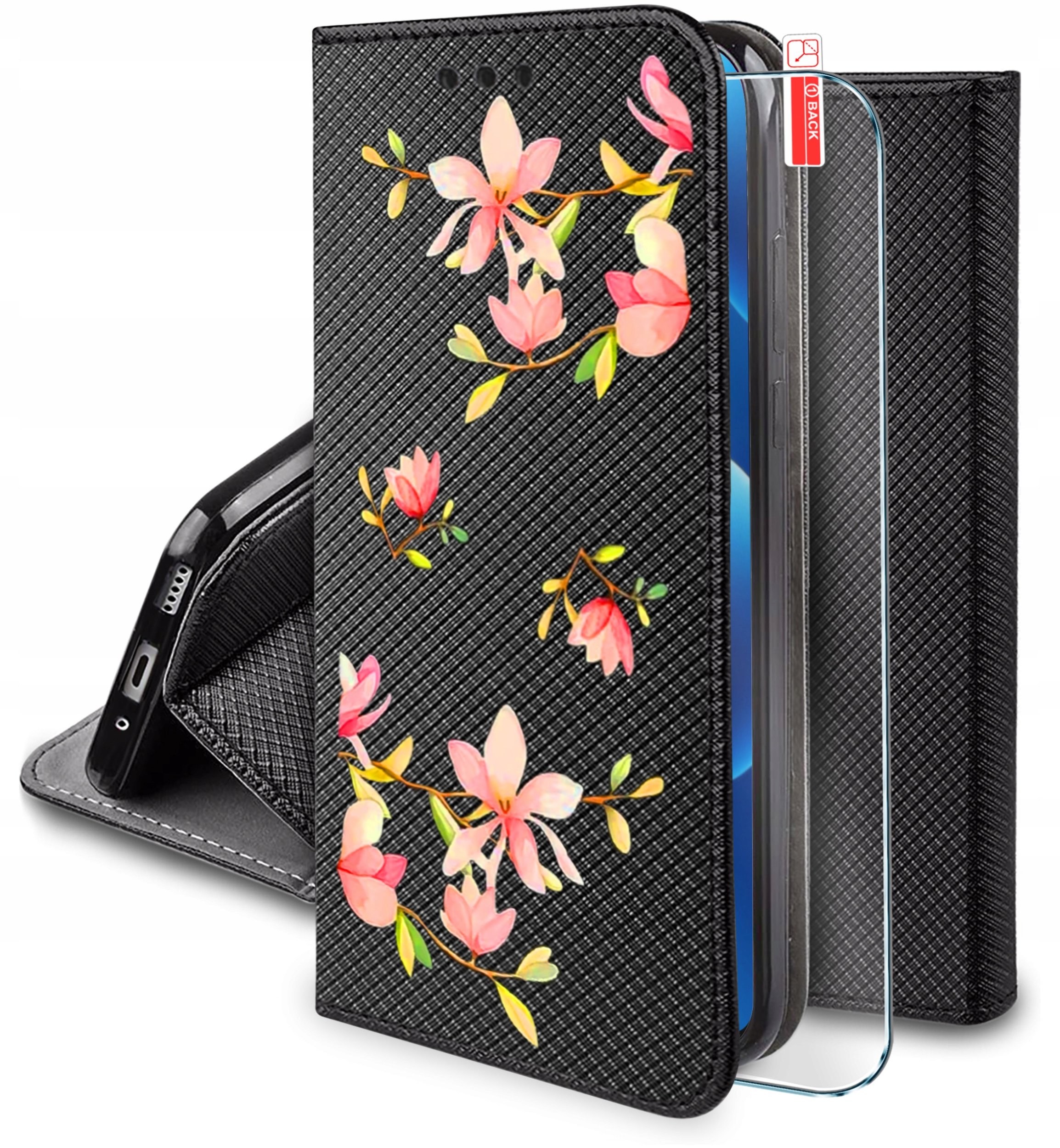 Etui do Oppo Reno 13 FS 5G | F 5G MAGNET WZORY CASE + SZKŁO 9H