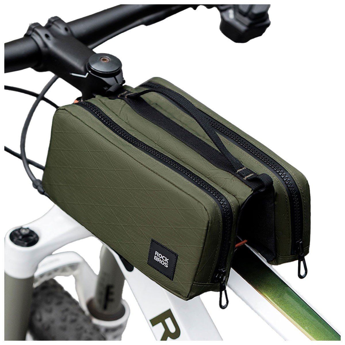 Torba rowerowa na ramę Rockbros 30120103005, ciemnozielona