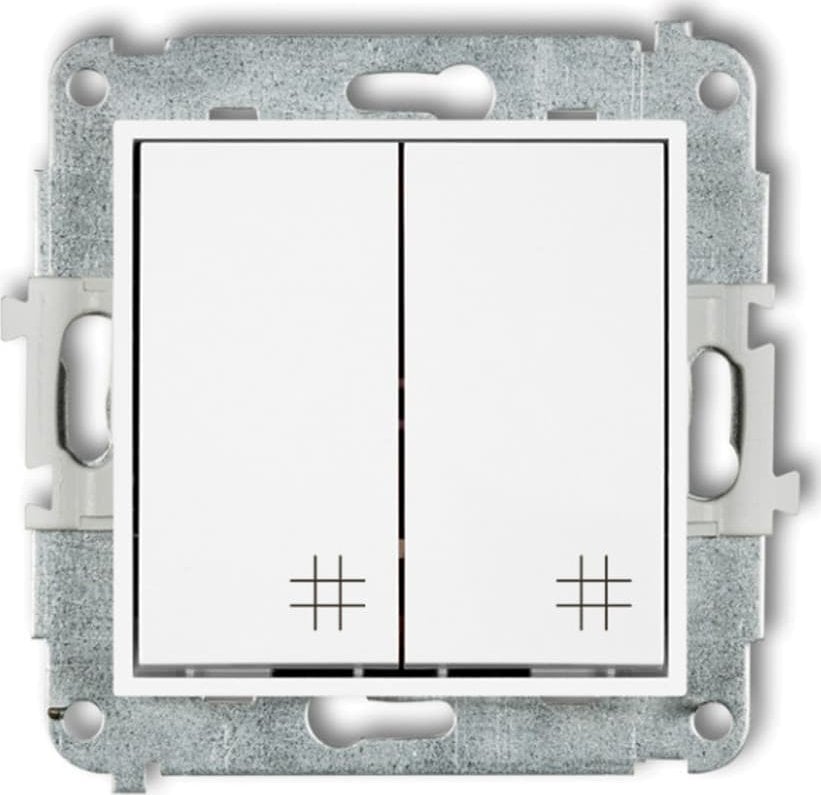 Karlik Mechanizm łącznika podwójnego krzyżowego biały MWP-66