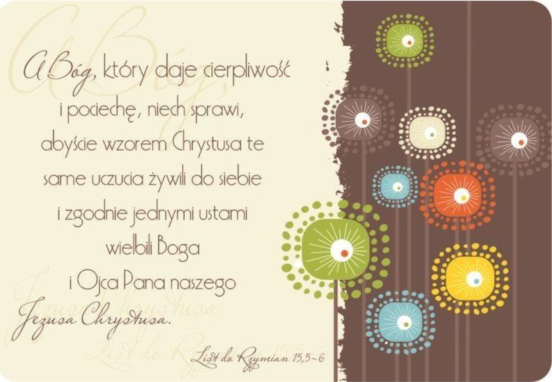 Szaron Magnes na lodówkę - A Bóg który daje cierpliwość