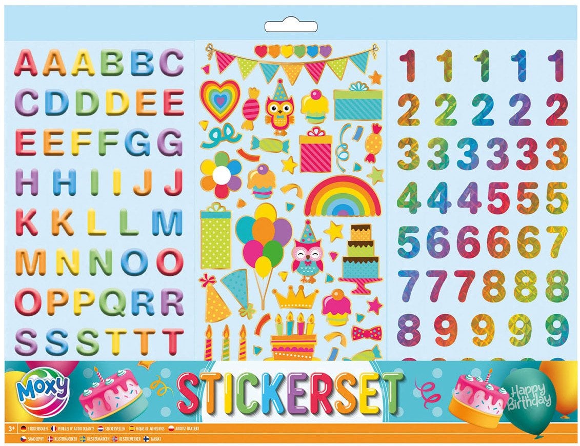 *****Naklejki literki i cyferki 2wz 100101N 23677