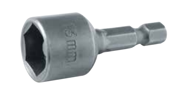 Modeco Klucz nasadowy magnetyczny do wkrętarki 1/4\" 10mm - MN-16-010B