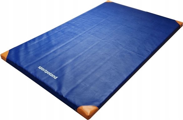 Interplastic Materac gimnastyczny 1-częściowy 200 cm x 120 cm x 5 cm niebieski