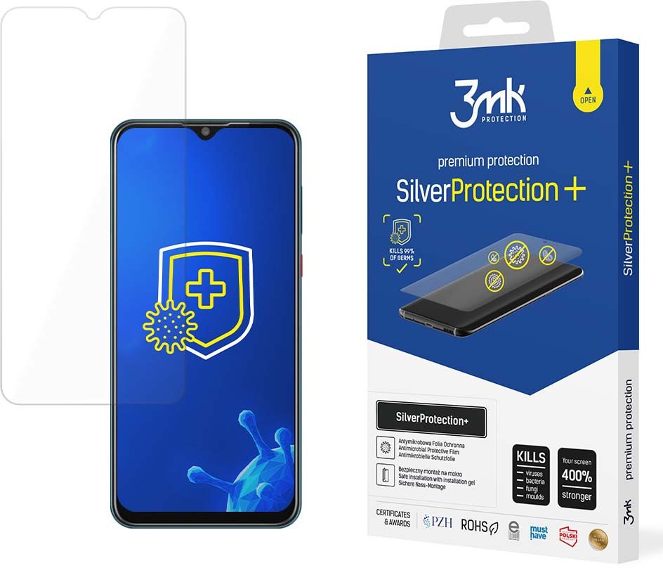ZTE BLADE 10 SMART - 3MK SILVERPROTECTION+