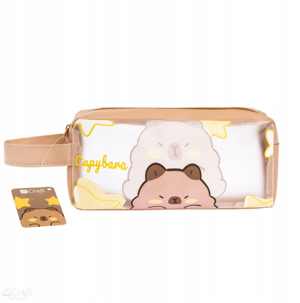 Piórnik transparentny Kapibara