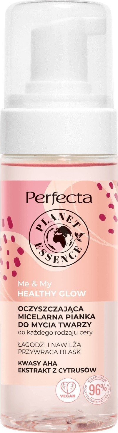 DAX Perfecta Planet Essence Me&My Healthy Glow Oczyszczająca Micelarna Pianka do mycia twarzy 160ml