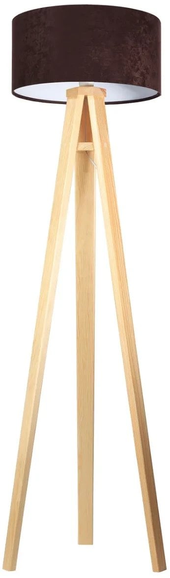 Lampa stojąca HOME 40 brązowa/biała/sosna BPS KONCEPT