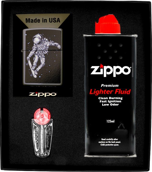 Zestaw ZIPPO Zapalniczka SPACEMAN Prezentowy No1