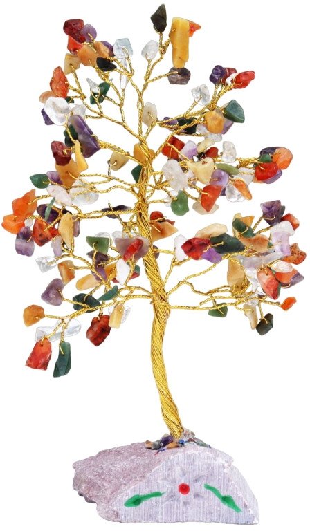Drzewko z kamieniami szlachetnymi - Mix | 160 kamieni